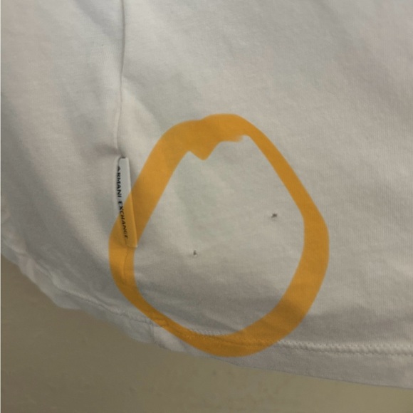 Armani Exchange White and Black Polo with 1991 Emblem - Picture 6 of 10